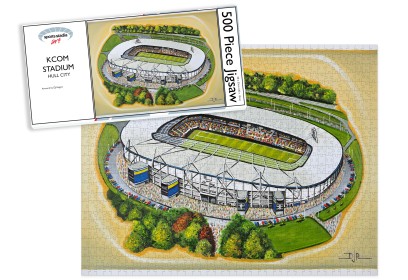 Hull City FC MKM Stadium Art Jigsaw Puzzle